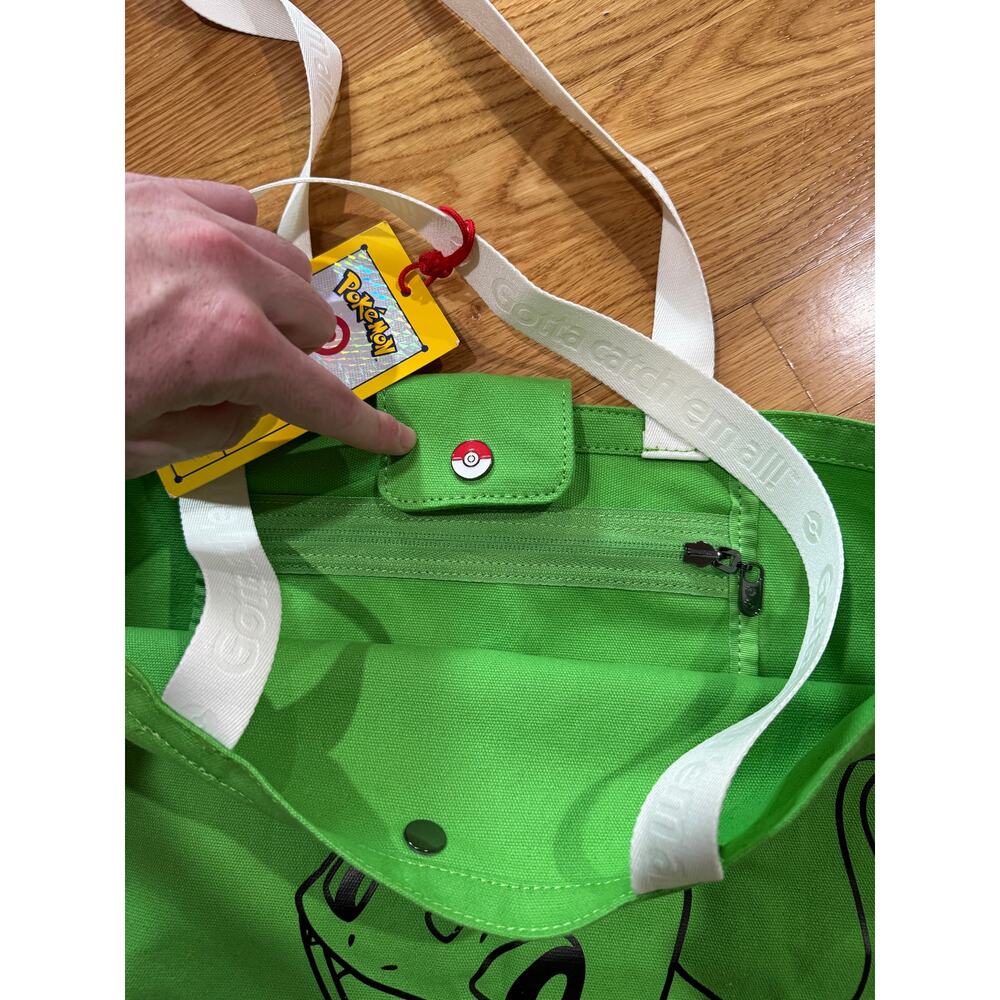 Pokémon x Target Reuseable Tote Bag 30th Anniversary Bulbasaur NWT SOLDOUT - Picture 3 of 3